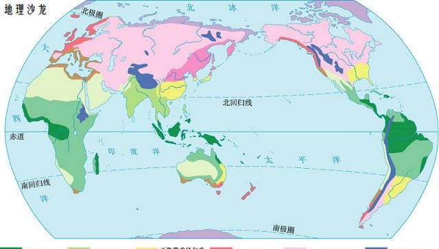 南半球陆地上气温最高的月份图1