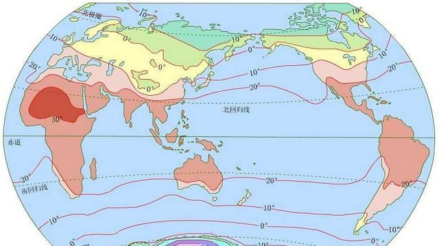 南半球陆地上气温最高的月份图3