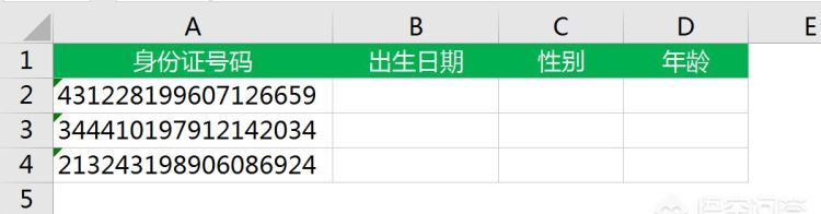 如何从身份证中提取出生日期，性别，年龄信息？图10