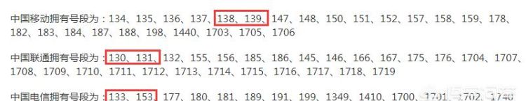 移动电信联通哪个号码段最好图3
