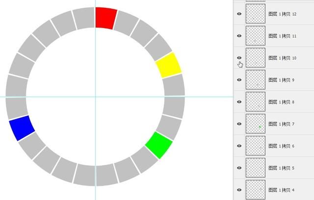 ps怎么绘制色相环(ps48色相环配色方法)图27