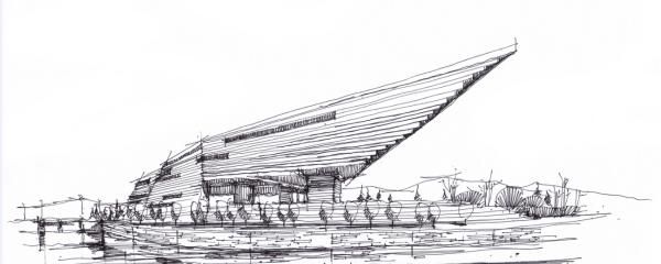 新人如何画好建筑草图图片(建筑系草图该怎么画)图10