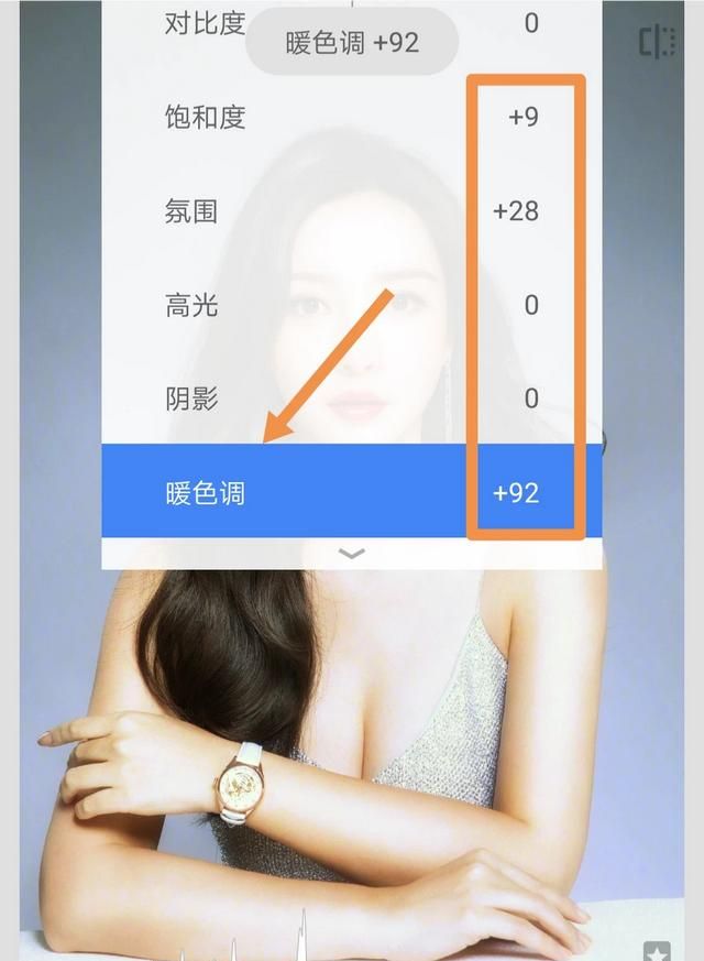 手机如何把照片暖色系调成冷色系图19