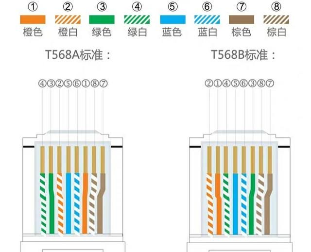 六类网线怎么制作(六类网线排列顺序)图3