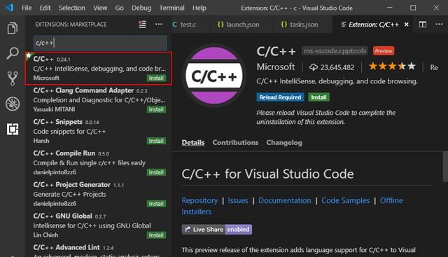 vs code配置c语言开发环境图1